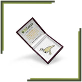 WildLense Great Indian Bustard Lapel Pin Wildlense